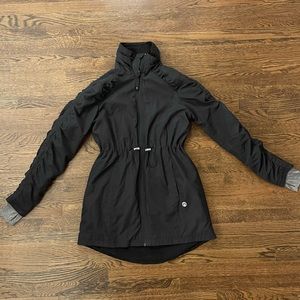 Womens Rain Jacket - Black - Medium